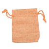 Tvoip 30Pack Burlap Bags with Drawstring Gift Bags Jewelry Pouch for Wedding Party and DIY Craft (Orange, 4 x 5.5 Inch)