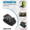 ESEWALAS 38 Inch Battery Tie Down Strap,Battery Straps for Boats,Premium Tie Down Nylon Strap with Quick Release Buckle,Battery Hold Down Strap Trailer Battery Box Strap
