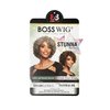 BOBBI BOSS Stunna Series MH1509 Latrice Short Curly Human Hair Wig 100% Human Hair Wigs, Unprocessed Human Hair Bundles (Natural BK)