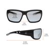 Ergodyne - 57083 Skullerz Baldr Anti-Fog Safety Glasses- Black Frame, In/Outdoor Lens