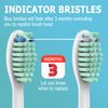 GottaShine Replacement Toothbrush Heads Compatible with Philips Sonicare Screw-on E-Series, Xtreme, CleanCare Electric Toothbrush, Sonicare Replacement Heads Refills, Multi-Color Rings, 6 Pack