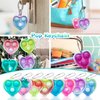 ONKULL® Pop Fidget Toys, Party Favors Toys, 30 Pcs Pop Keychain for Kids Valentines Day Gifts for Kids - Valentines Day for Kids - Set of 30 Pop Heart Fidget Toys Bulk - Valentine for Toddlers Girls