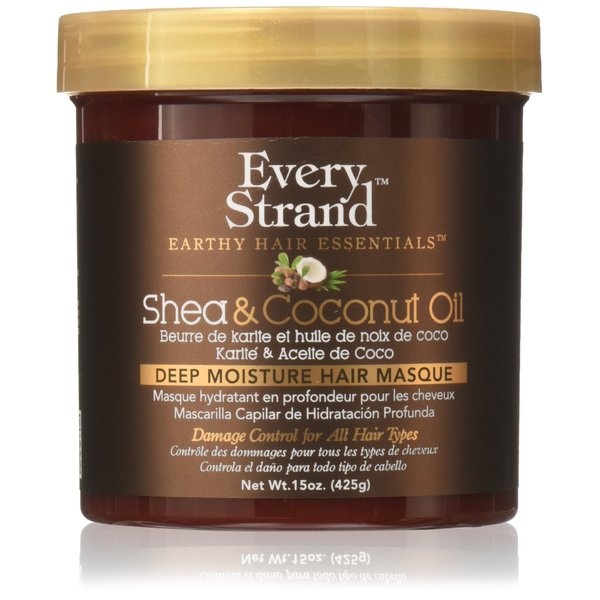 Every Strand Shea and Coconut Oil Deep Hair Masque, 15 Ounce