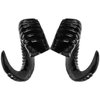 Beaupretty Devil Horn Artificial Sheep Horns Diy Goat Horns Headband Hair Clip Goth Accessories Halloween Cosplay Costume