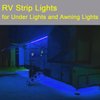 Dobertry Rv Underglow Led Light Kit, Underbody Accent Lighting for Camper Motorhome Travel Trailer Concession Stands Food Trucks, Rv Led Light Strip, Rv Awning Lighs, 5m(16.4ft), Dc 12v, Blue