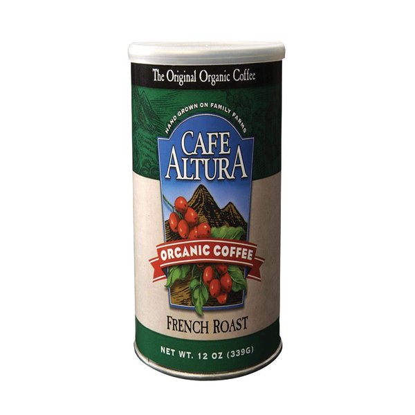 CAFE ALTURA ORGANIC COFFEE Organic Ground Coffee French Roast, 12 OZ