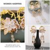 Lurrose Chinese Hair Clip Chinese Hair Pins Japanese Hair Pin Hanfu hairpin Hanfu Accessory Oiran Geisha Antiquity