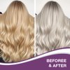 Karseell maca power Purple Hair Mask Professional Neutralizes Brass & Yellow Tones For Blonde Silver Gray Highlighted Hair 16.90 oz 500ml