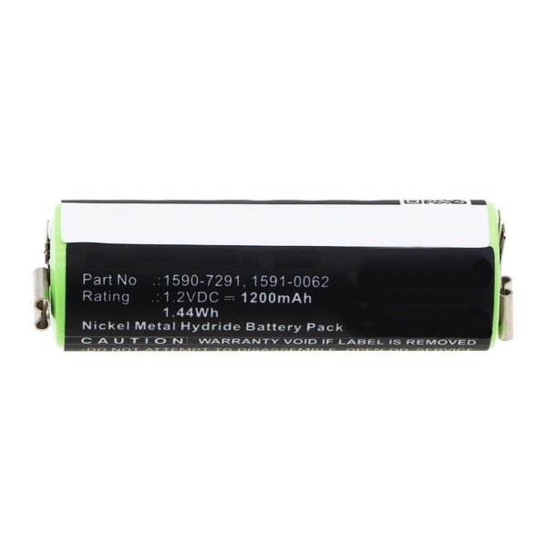 MPF Products 1590-7291, 1590-7292, 1591-0062, 1591-0067 Battery Replacement Compatible with Moser Chrom Style Mini, ChroMini 1591, ChroMini 1591B, ChroMini 1591Q, Ermila Bella 1590 Cordless Trimmer