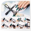 SUPWEE 5 in 1 Nail Magnet Tool for Cat Eye Gel Nail Polish Multi-Function Magnetic Stick for Nails Strong Magnetism for 9D Strip Galaxy Cat Eye Nail Art Design DIY Home Manicure