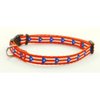 Puerto Rican Cat Collar | Breakaway Cat Collar | Safety Release Buckle | Puerto Rico Flag | USA Made
