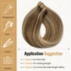 Belaved Tape in Hair Extensions Human Hair Color 8 Ash Brown Fading to 60 and 18 Ash Blonde 50g/pack 20pcs Straight Seamless Skin Weft Tape in Real Human Hair Extensions 12inch #8/18/60