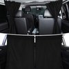 Tallew 5 Pcs Car Window Shades Covers Black Divider Car Curtain Magnetic Privacy Side Sunshade Car Accessories for Men Blackout Shades Window Cover for Toddler Kids Baby Adult Auto Camping Sleeping