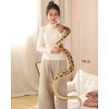 BXT Snake Plush 7 ft Long, Realistic Snake Stuffed Animal, Giant Snake Plush Toy, Prank Props Scare Toy, Kids Jungle Party Favor, Reticulated Python