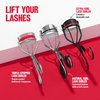 REVLON Triple-Stepped Lash Curler,Stainless steel/red