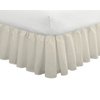FRESH IDEAS Bedding Ruffled Bedskirt, Classic 14” drop length, Gathered Styling, Full, Ivory (FRE30114IVOR02)
