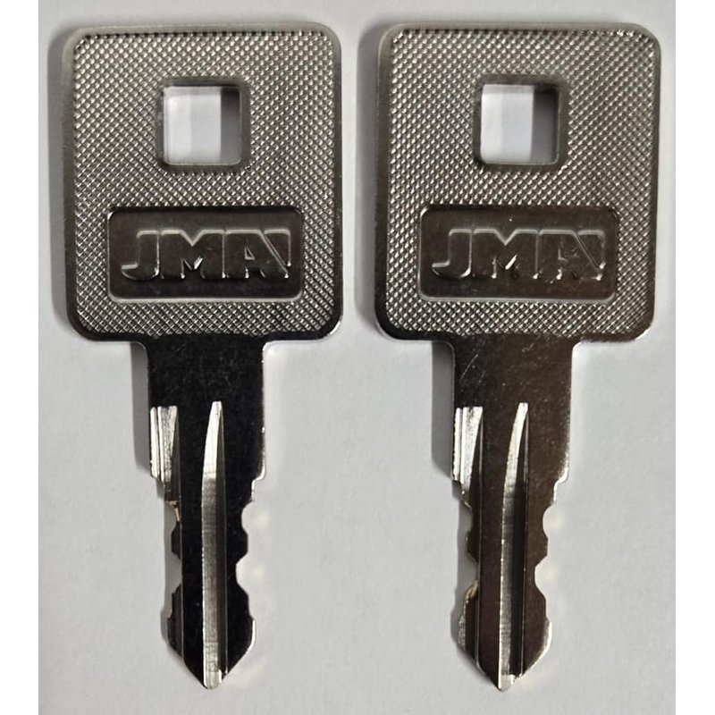 Pair of 2 Replacement Keys Cut to Key Code 8191 for Husky/Kobalt/Sears ...