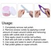 Nail Buffer And Shine Kit, 3Pcs Nail Art Buffing Cream And Nail Brush Buffer Varnish Polish For + Polishing Strip Nail Art