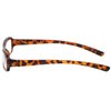 Calabria 8034 Designer Reading Glasses +4.50 Tortoise Women Spring Hinged Single Power Readers Distortion Free Lightweight