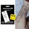 INKARTLINK Semi Permanent Tattoos, realistic temporary tattoos, snake tattoos for cool boys and girls, waterproof and non-reflective, exquisite packaging, unique design(Snake 5)