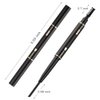 Eyebrow Pencil 2 Packs, Waterproof Smudge-Proof Brow Pencil with Brow Brush, Automatic Eye Brow Makeup Kit, Black1