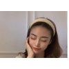 yaozeio Rattan Padded Headband Puffy Headbands for Women Straw Woven Headband Head Bands No Slip Wide Raffia Puffy Hair Band Thick Headbands for Girls Summer Hair Accessories