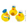 Fun Express Nautical Sailor Hat Rubber Ducks (Set of 12 Duckies) Party Favors and Supplies - VBS Vacation Bible School Supplies/Decor