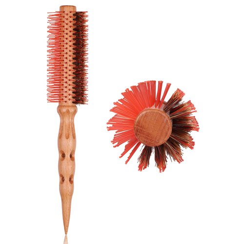 PERFEHAIR Small Round Hair Brush for Blow Drying, Multi-Function Round Hairbrush with Nylon & Boar Bristle, Perfect for Styling Men & Women's Medium, Short & Fine Hair -1.8 Inch