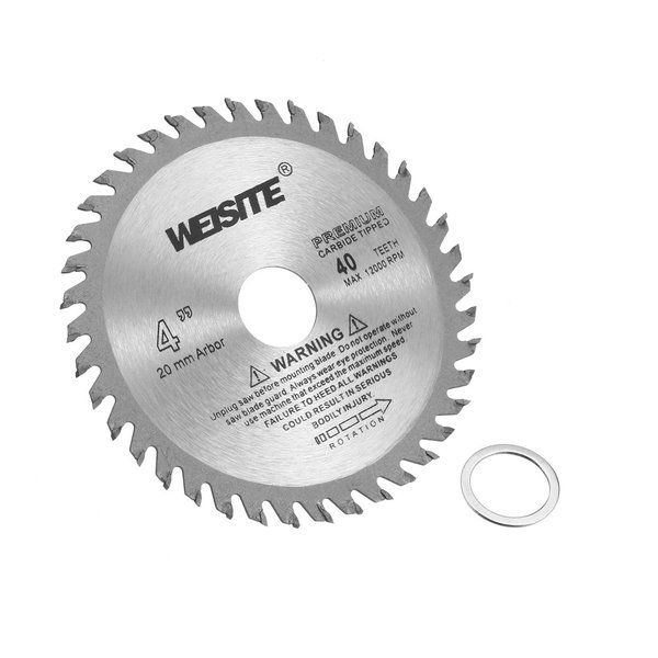 uxcell 4-Inch 40 Teeth 12000RPM TCT Premium Carbide Tip Circular Saw Blade w 5/8-inch Arbor