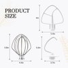 Stainless Steel K45DH Coated Anti-Stick Dough Hook & K45WW Wire Whip & K45B Coated Flat Beater Stand Mixer Accessories For Kitchen Tilt-Head Aid Stand Mixer by puxyblue