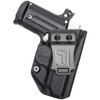 Tulster IWB Profile Holster in Right Hand fits: Sig P238 Holster | Inside The Waistband Appendix Concealed Carry Kydex Holster