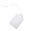 500 Pack White Marking Tags Jewelry Price Tags Hang Price Labels Display Tags with Hanging String