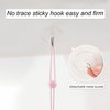 WishLotus Interactive Cat Toys, 2 PCS Retractable Hanging Door Self-Playing Cat Feather Toy, Soft and Cute Caterpillar Cat Toy with String, Sticky Hook and Bell for Cat Playing and Killing Time (A)