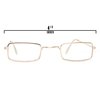 Skeleteen Old Man Costume Glasses - Rectangular Granny Dress Up Eyeglasses - 1 Pair