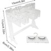 Eyelash Storage - Eyelash Holder Rack Mini Acrylic Eyelash Hanger Rack Lash Organizers and Storage, False Eyelash Display Stand Makeup Storage for Women Girls False Eyelashes 10 Hangers Makeup Holder