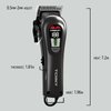TCMKY Hair Clippers for Men Professional Hair Trimmer for Men - Cordless&Corded Barber Clippers for Hair Cutting & Grooming, Rechargeable Hair Trimmer Kit for Household(Silvery)…