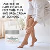SOLVANO 40% Urea Extra Strength Foot Cream - Hyaluronic & Salicylic Acid, Tea Tree, Camellia Oil - Softens Calluses & Dry Skin, Cruelty-Free, 4.9 Fl Oz
