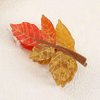Maple Leaf Hair Claw Clips, Fall Hair Clips Autumn Leaves Hair Grip Clips Cute Fallen Leaf Jaw Claw Clips Acrylic Claw Clips Orange Yellow Leaves Hair Barrettes Thanksgiving Hair Decoration for Women