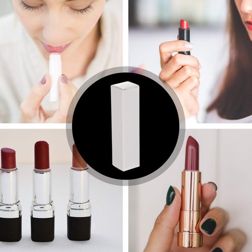 150 Pcs Handmade Paper Box Little Bags for Lip Gloss Lipstick Wrapping Case Lipgloss Bottle Packaging Glossy Lip Balm Lip Balm Packaging White Kraft Paper Small Rectangle