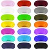 Aneco 50 Pieces Blindfold Eye Mask Shade Cover with Nose Pad and Adjustable Strap for Travel Sleep or Party Supplies, 21 Colors