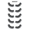 Laflare Silk Mink 3D False Eyelashes Light, Fluffy Natural Looking False Lashes, Wispy Lashes 5 Pairs Value Pack (SM09X5P)