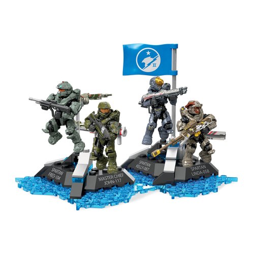 Mega Construx Halo Operation Bronze Cobra Drop Pod Micro Action Figure Building Set
