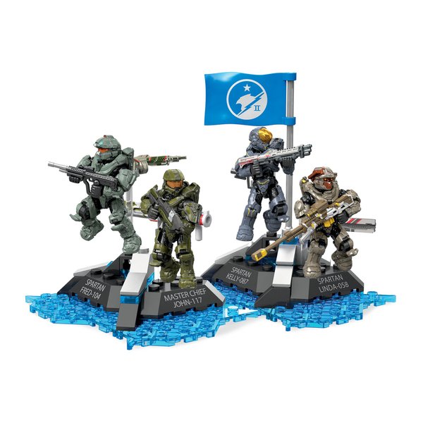 Mega Construx Halo Operation Bronze Cobra Drop Pod Micro Action Figure Building Set