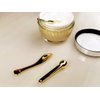 GOERTI 3Pcs Metal Makeup Spatula Mini Spoon and Eye Cream Massage Sticks Beauty Scoop for Facial Cosmetic Face Cream
