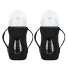 Glass Baby Bottle Sleeve Covers, Reusable Glass Baby Bottle Insulator, Improved Heat/Cold Retention Moisture Neoprene Holder for 8 oz Philips Avent Glass Natural Baby Bottle (Black, 2pcs)