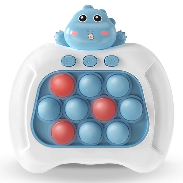 Fast Push Bubble Game for Kids & Adults, Version 2, Pop Light Up Quick Push Fidget Toy Handheld Game. Great for 8-12 Year Old Boys & Girls, Travel Toys for Children