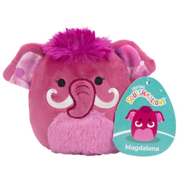 Squishmallows 5" Magdalena The Woolly Mammoth - Officially Licensed Kellytoy Plush - Collectible Soft & Squishy Mini Mammoth Stuffed Animal Toy - Add to Your Squad - Gift for Kids, Girls & Boys