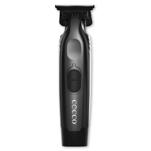 Cocco Veloce Pro Trimmer, Digital Gap Ambassador DLC Blade Edger, High-Torque Brushless BLDC Motor, Cordless, All-Metal Design, Lithium-Ion Battery, Charging Base Included, Matte Black