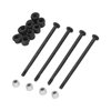 RC Screw Kit, Steel Screws and Nuts Plastic Bushing RC Hardware Screw Kit for Wltoys 144010 144002 124016 124017 RC Cars