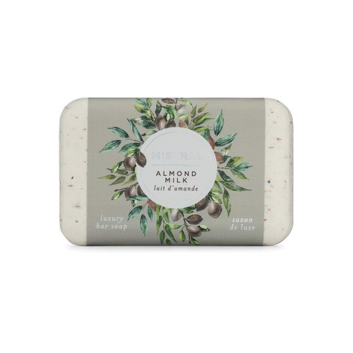 Mistral Classic Organic Bar Soap, Almond Milk, 2 Bars